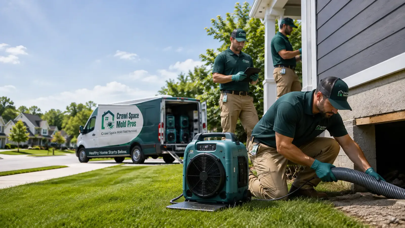 Crawl Space Mold Removal in Chimacum, WA